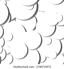 Abstract background with 3d circles