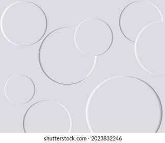 Abstract background with 3d circles.