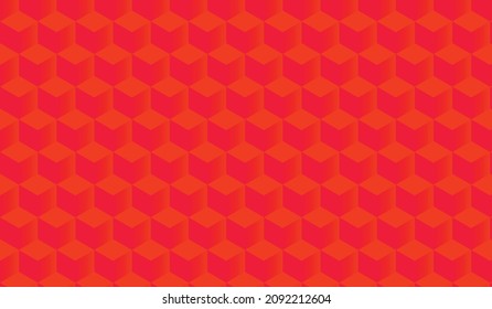 Abstract background of 3D colored cubes