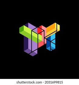 Resumo. cubos 3d, elementos cúbicos e blocos. Techno ou conceito de negócios para papel de parede, banner, fundo, página inicial