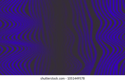 Abstract Background with 3d Effect in Futuristic Style. Metal Grid. Trendy Background with Wavy Stripes and Gradient for Web Design, Presentation, Poster, Wallpaper, Banner, Illustrations, Covers.