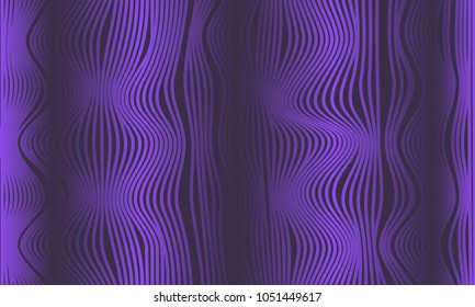 Abstract Background with 3d Effect in Futuristic Style. Metal Grid. Trendy Background with Wavy Stripes and Gradient for Web Design, Presentation, Poster, Wallpaper, Banner, Illustrations, Covers.