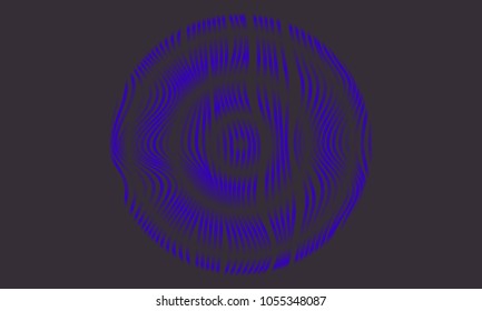 Abstract Background with 3d Effect in Futuristic Style. Metal Grid. Trendy Background with Wavy Stripes and Gradient for Web Design, Presentation, Poster, Wallpaper, Banner, Illustrations, Covers.
