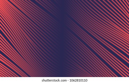 Abstract Background with 3d Effect in Futuristic Style. Metal Grid. Trendy Background with Wavy Stripes and Gradient for Web Design, Presentation, Poster, Wallpaper, Banner, Illustrations, Covers.