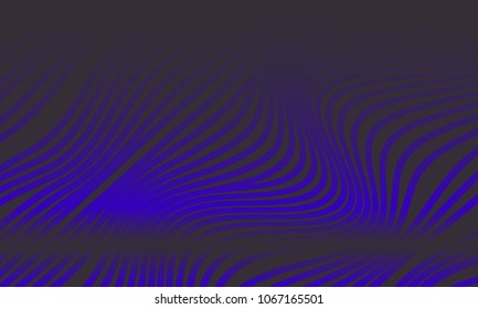 Abstract Background with 3d Effect in Futuristic Style. Metal Grid. Trendy Background with Wavy Stripes and Gradient for Web Design, Presentation, Poster, Wallpaper, Banner, Illustrations, Covers.