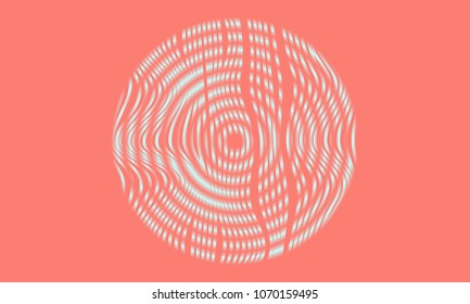 Abstract Background with 3d Effect in Futuristic Style. Metal Grid. Trendy Background with Wavy Stripes and Gradient for Web Design, Presentation, Poster, Wallpaper, Banner, Illustrations, Covers.