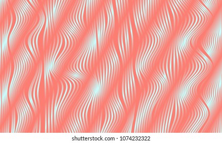 Abstract Background with 3d Effect in Futuristic Style. Metal Grid. Trendy Background with Wavy Stripes and Gradient for Web Design, Presentation, Poster, Wallpaper, Banner, Illustrations, Covers.