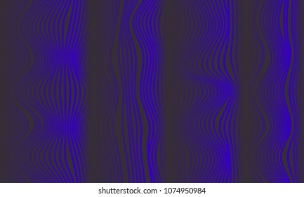 Abstract Background with 3d Effect in Futuristic Style. Metal Grid. Trendy Background with Wavy Stripes and Gradient for Web Design, Presentation, Poster, Wallpaper, Banner, Illustrations, Covers.