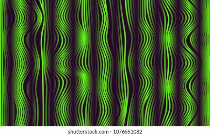 Abstract Background with 3d Effect in Futuristic Style. Metal Grid. Trendy Background with Wavy Stripes and Gradient for Web Design, Presentation, Poster, Wallpaper, Banner, Illustrations, Covers.