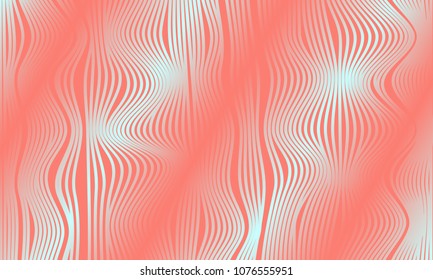 Abstract Background with 3d Effect in Futuristic Style. Metal Grid. Trendy Background with Wavy Stripes and Gradient for Web Design, Presentation, Poster, Wallpaper, Banner, Illustrations, Covers.