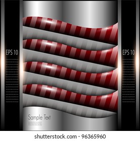 Abstract background with 3d fantasy lines.
