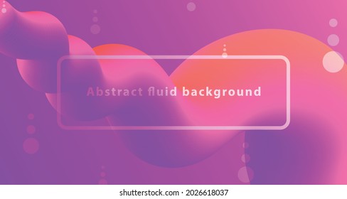 Resumen de fondo degradado de fluido 3D,Colorido y moderno en los conceptos de temporada de verano ,formas de flujo de iluminación vectorial. Ola líquida