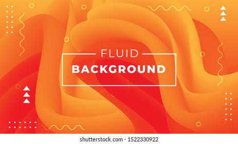 Abstract background with 3d fluid shapes, Liquid color background design. Fluid gradient shapes composition. Futuristic design posters. Eps10 vector. - Vector