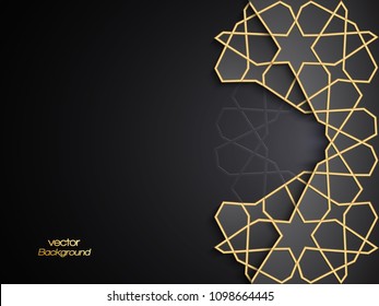 Abstract background with 3d geometric design