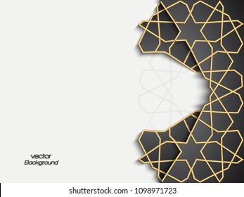 Abstract background with 3d geometric design