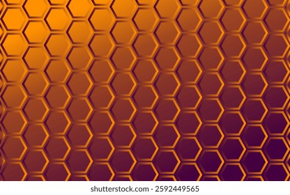 abstract background 3d gradation with hexagon motif