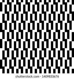 Abstract background with 3d illusion. Monochrome texture. Seamless pattern.