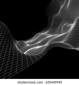 Abstract Background 3d Mesh.