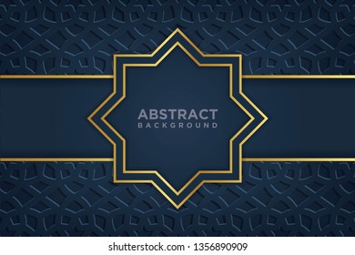 Abstract background with 3d paper art style..