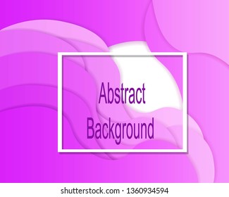 Abstract background,  3D paper cut design 