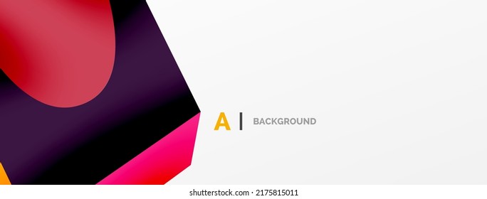 Abstract background - 3d abstract shape. Wallpaper for concept of AI technology, blockchain, communication, 5G, science, business