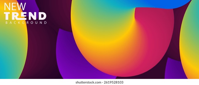 abstract background, 3d wave line background, Abstract orange and red gradient geometric shape circle background. Modern futuristic background. Can be use for landing page, book covers, brochures, fly