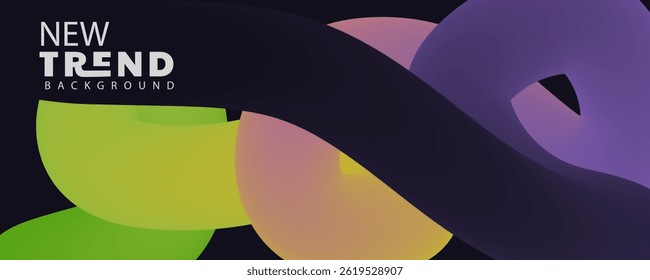 abstract background, 3d wave line abstract background, Modern abstract shapes concept design background. Geometric shapes. Abstract gradient colored background. Vector illustration stock illustration