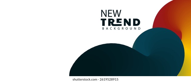 Fondo abstracto, Fondo abstracto de línea de onda 3D, Fondo de diseño de concepto de Formas abstractas modernas. Formas geométricas. Fondo de color degradado Abstractas. Ilustración vectorial ilustración de stock