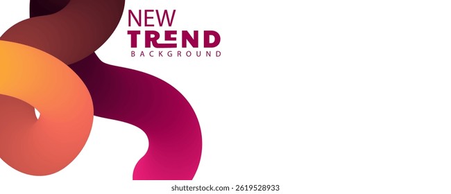abstract background, 3d wave line abstract background, Modern abstract shapes concept design background. Geometric shapes. Abstract gradient colored background. Vector illustration stock illustration
