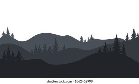 Abstract Background. 4k Background. Vector abstract backgrounds for text, landscape with mountains and hills. Vector illustration