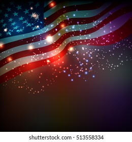 Abstract background for 4th of July Independense Day