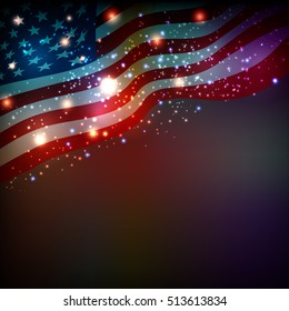 Abstract background for 4th of July Independense Day