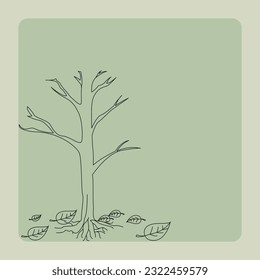 Abstract Background 5 green plants