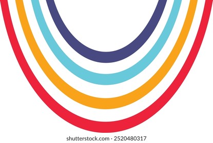 Abstract background 70's Groovy Line