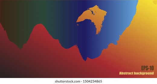 Abstract background. Abstractionism. Design background. EPS-10. Abstract graphics. Vector graphics. Creative vector background for banner and flyer. Designer decorative cover
