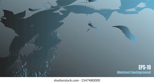 Abstract background. Abstractionism. Design background. EPS-10. Abstract graphics. Vector graphics. Creative vector background for banner and flyer. Designer decorative cover