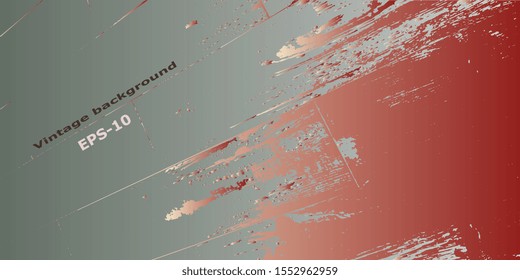 Abstract background. Abstractionism. Vector illustration. Retro background. Designer decorative cover. Abstract graphics. Background with grunge texture. Design background