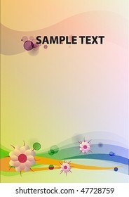 Abstract background for advertising and announcements
