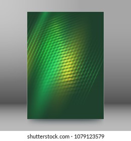 Abstract background advertising brochure design elements. Blurry light glowing graphic form for elegant flyer. Vector illustration EPS 10 for booklet layout, wellness leaflet, newsletters