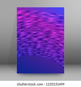 Abstract background advertising brochure design elements. Blurry light glowing graphic form for elegant flyer. Vector illustration EPS 10 for booklet layout, wellness leaflet, newsletters