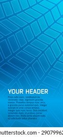 Abstract background advertising brochure design elements. Glowing light mosaic graphic form for elegant flyer. Vector illustration EPS 10 for booklet layout page, leaflet template, vertical banner