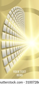 Abstract background advertising brochure design elements. Blurry light glowing graphic form for elegant flyer. Vector illustration EPS 10 for booklet layout, wellness leaflet, newsletters
