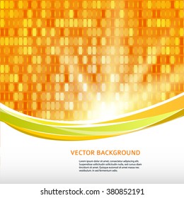Abstract background advertising brochure design elements. Glowing light effect rectangle graphic form for elegant flyer. Vector illustration EPS 10 for booklet layout page, newsletters, web banner