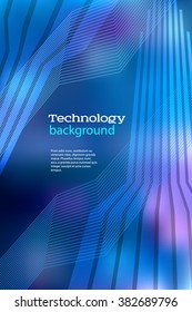 Abstract background advertising brochure design elements. Glowing light mosaic graphic form for elegant flyer. Vector illustration EPS 10 for booklet layout page, leaflet template, vertical banner