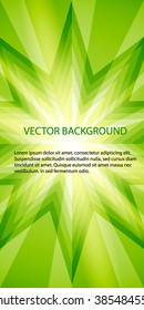 Abstract background advertising brochure design elements. Glowing light effect glass graphic form for elegant flyer. Vector illustration EPS 10 for booklet layout page, newsletters, vertical banner