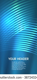 Abstract background advertising brochure design elements. Blurry light glowing graphic form for elegant flyer. Vector illustration EPS 10 for booklet layout, wellness leaflet, newsletters