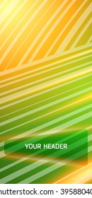 Abstract background advertising brochure design elements. Blurry light glowing graphic form for elegant flyer. Vector illustration EPS 10 for booklet layout, wellness leaflet, newsletters