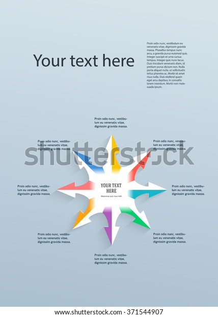 Abstract Background Advertising Brochure Design Elements Stock Vector Royalty Free