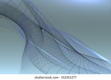 Abstract background advertising vector shiny colorful wave line blue
