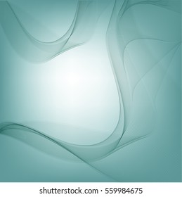 Abstract background advertising vector shiny colorful wave line blue
